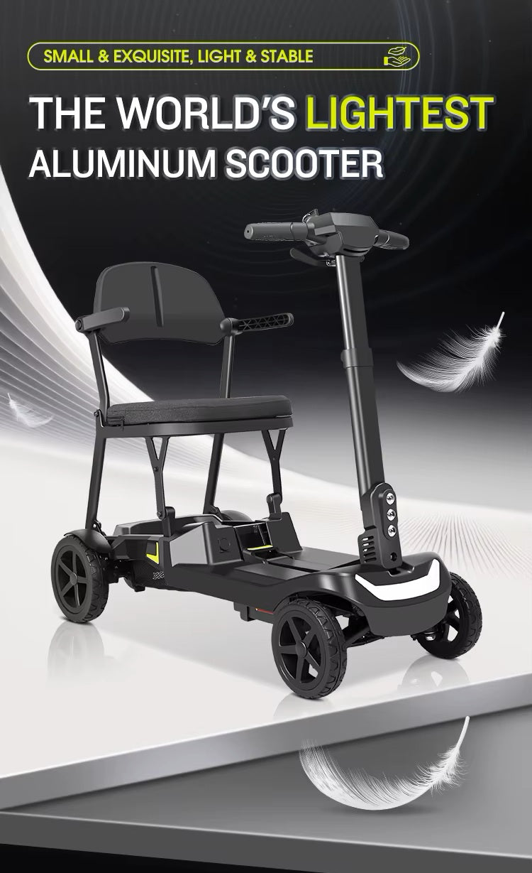 YL-985S Folding Mobility Scooter, Lightweight, 12 Mile Range