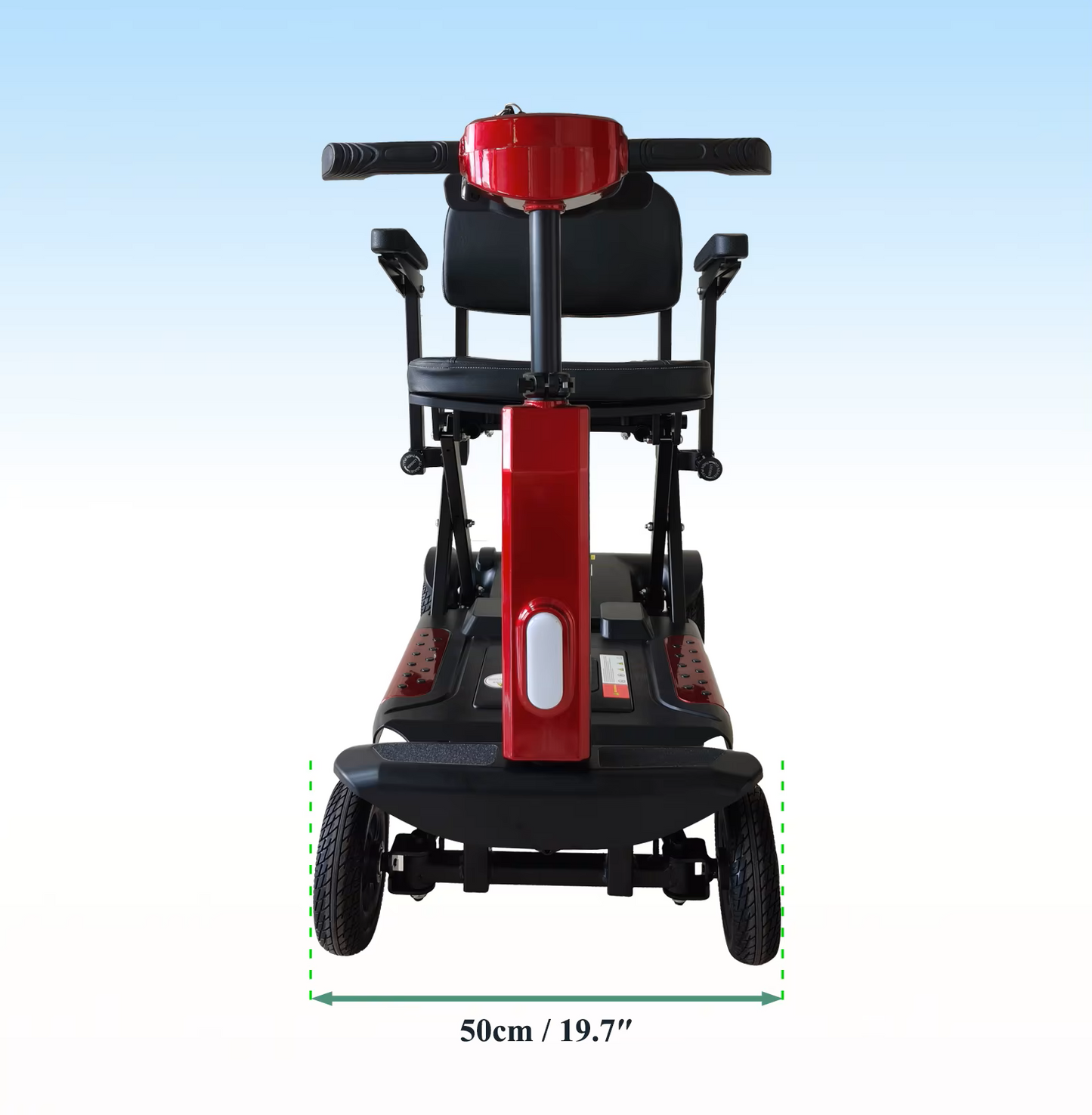 X5 Manual Folding Mobility Scooter With Removable Battery 24kg, Boot Scooter, 12 Mile Range