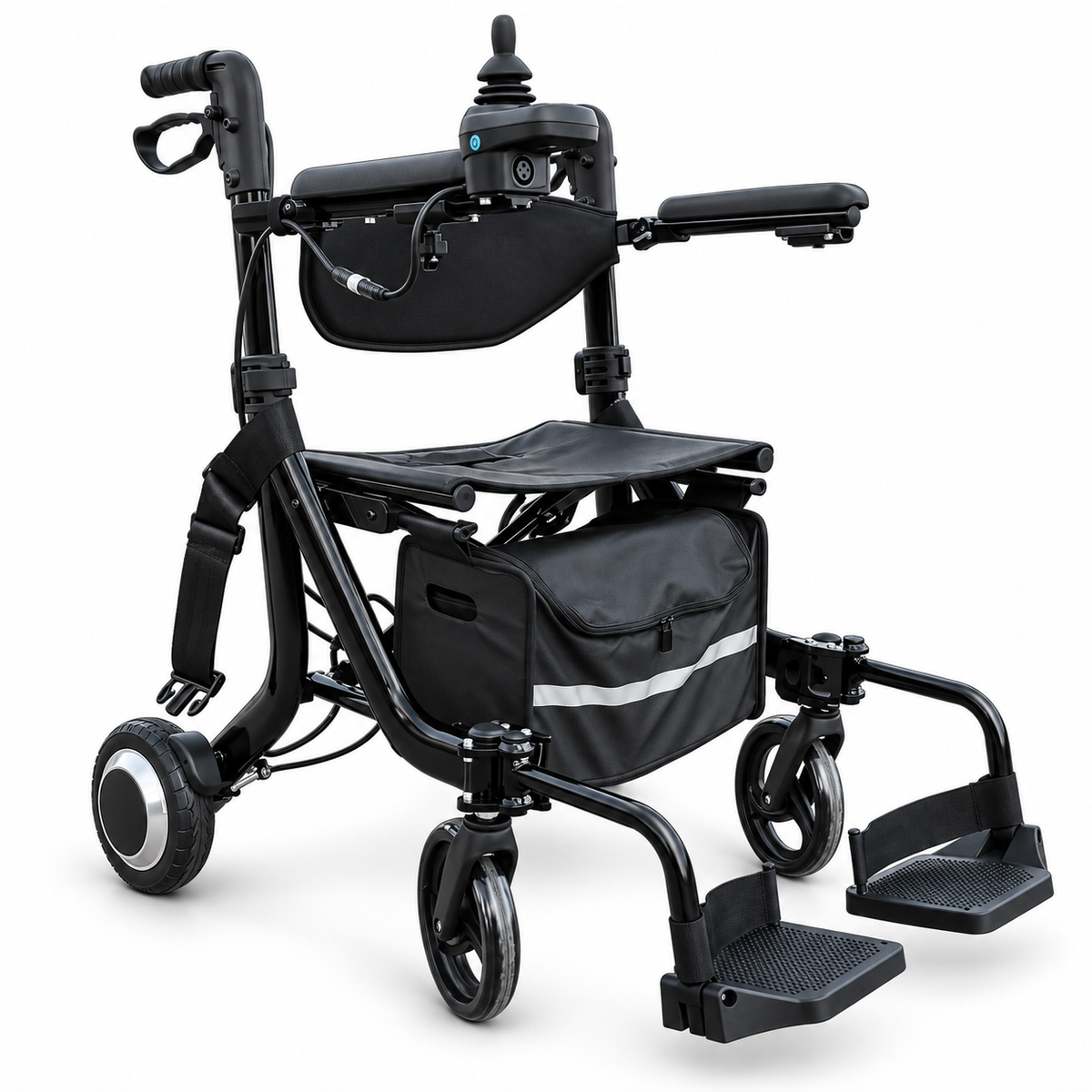 AirWalker Foldable Electric Rollator Powerchair, 500W, Removable Battery