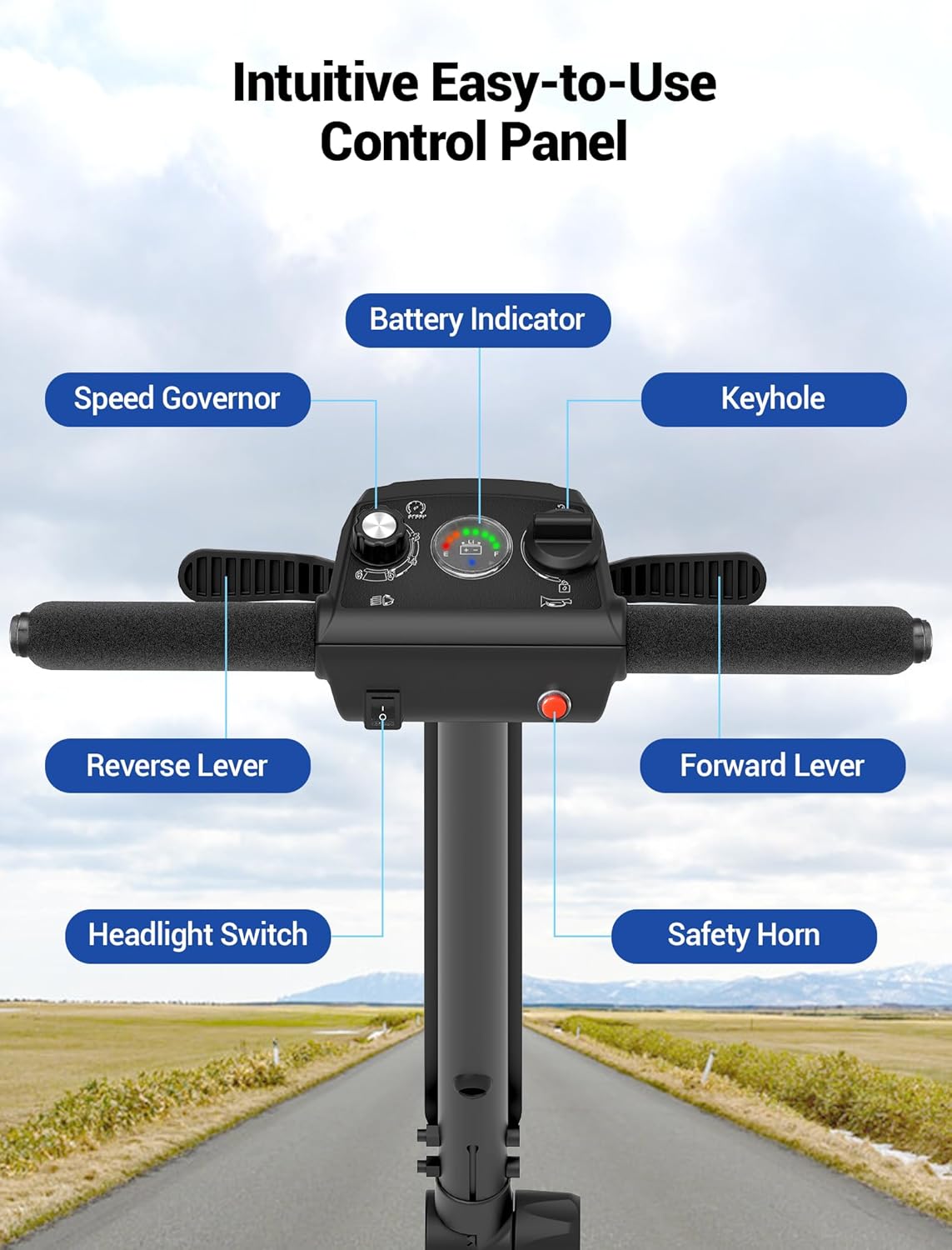 YL-985 Folding Mobility Scooter Great for Boot, Travel, Removeable Li-ion Battery 12 mile range