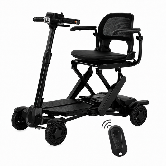Explorer Auto Folding Mobility Scooter With Removable Battery 24kg, 12 Mile Range