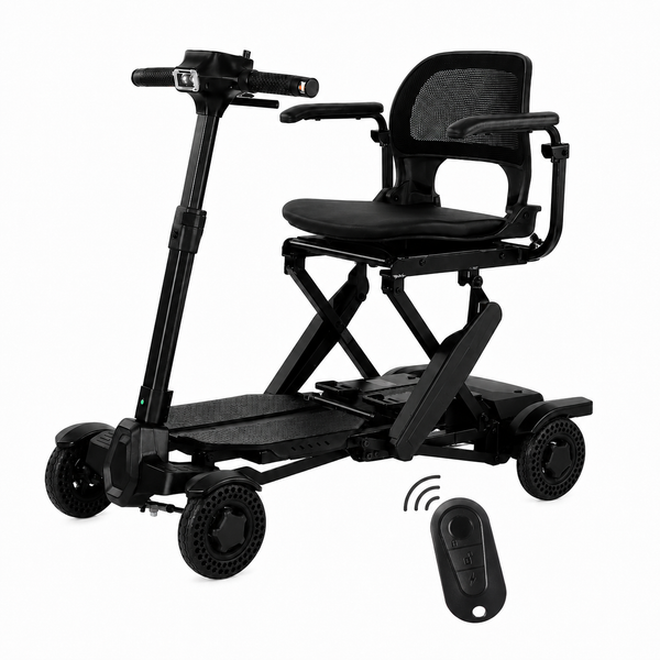 Explorer Auto Folding Mobility Scooter With Removable Battery 24kg, 12 Mile Range
