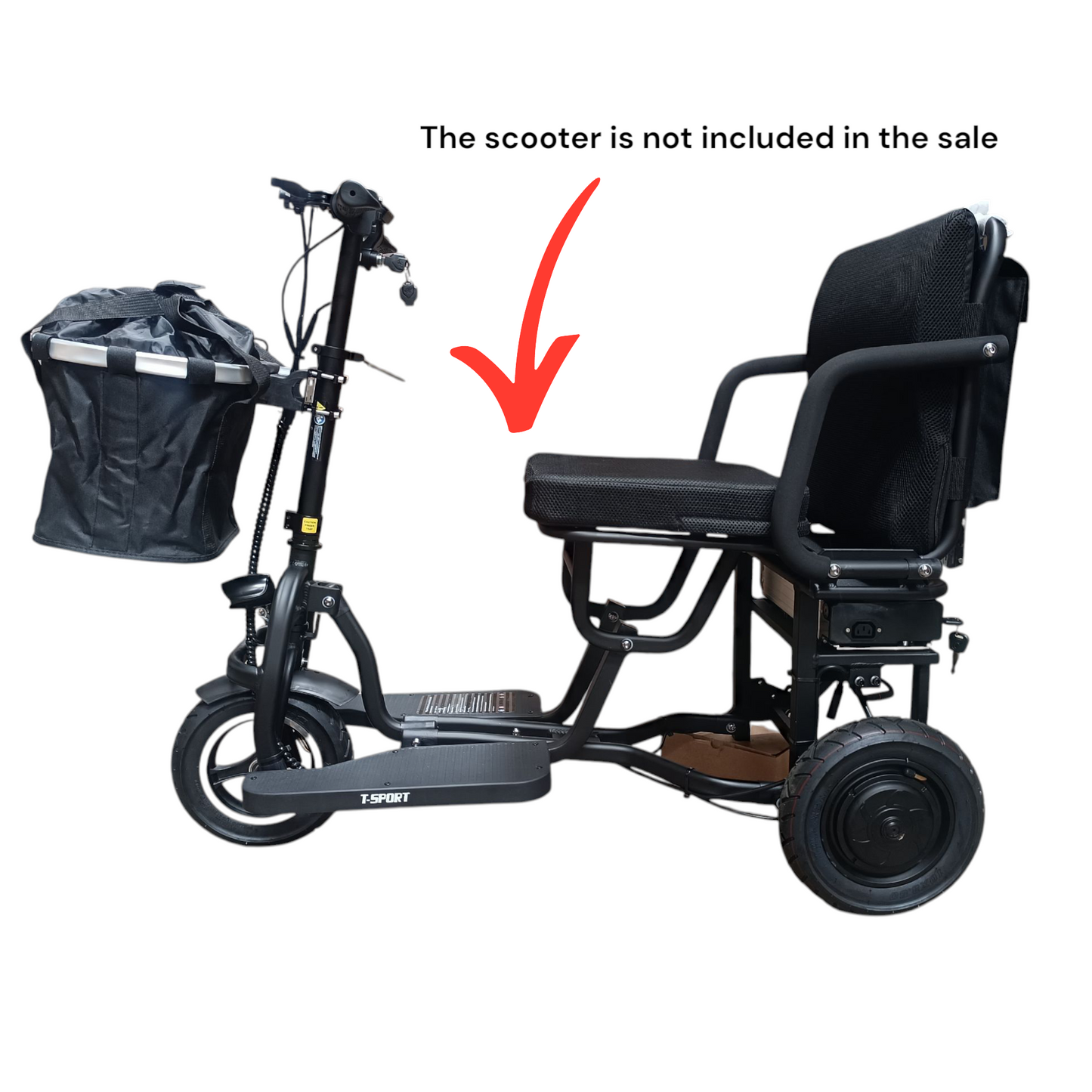 Removable Front Basket for Mobility Scooter, Carrier Bag, Pet Carrier for X5, SCOTE-48350