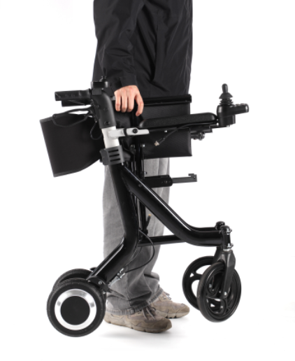 AirWalker Foldable Electric Rollator Powerchair, 500W, Removable Battery