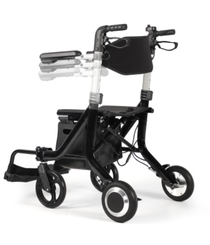 AirWalker Foldable Electric Rollator Powerchair, 500W, Removable Battery