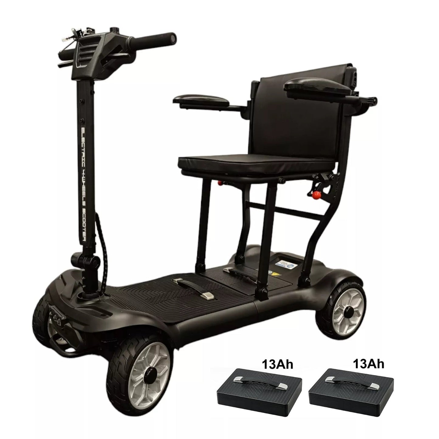 YL-985 Folding Mobility Scooter Great for Boot, Travel, Removeable Li-ion Battery 12 mile range