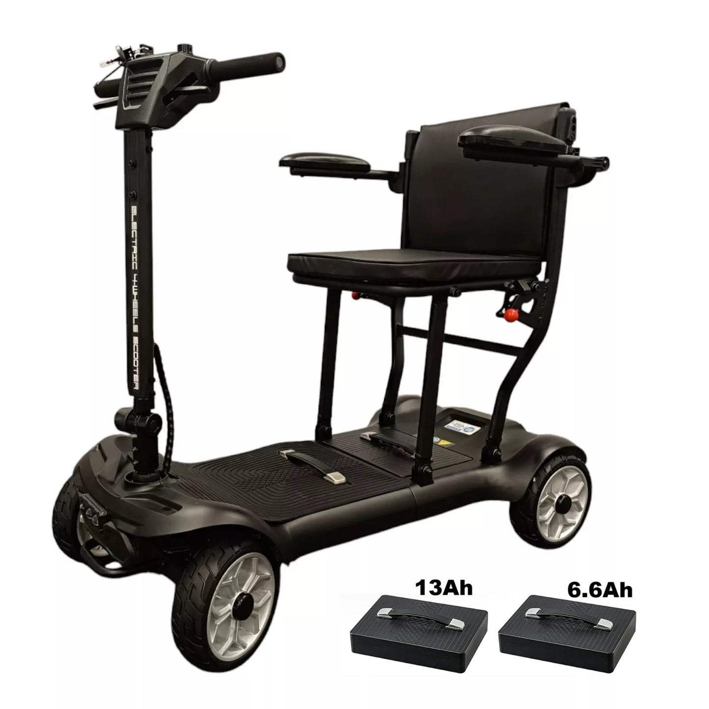 YL-985 Folding Mobility Scooter Great for Boot, Travel, Removeable Li-ion Battery 12 mile range