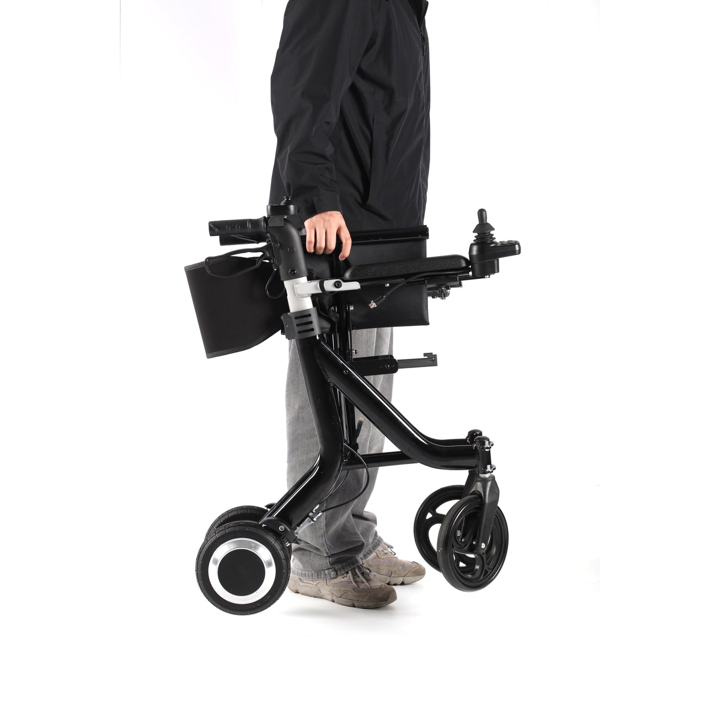 AirWalker Foldable Electric Rollator Powerchair, 500W, Removable Battery