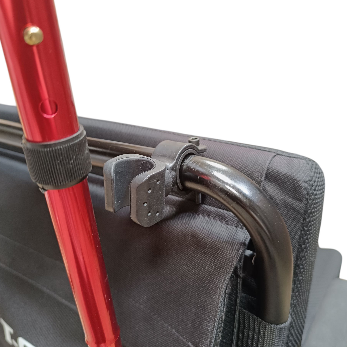 Walking Stick Holder for Mobility Scooter, 2 Pack with 360 Degree Rotatable Clip
