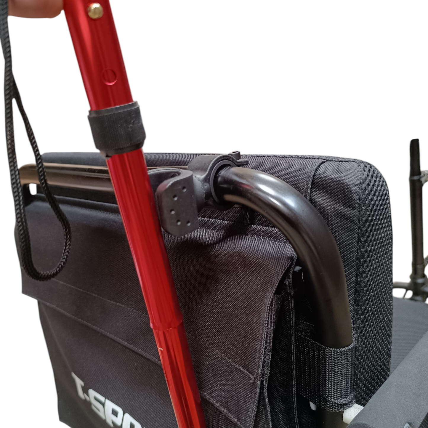 Walking Stick Holder for Mobility Scooter, 2 Pack with 360 Degree Rotatable Clip