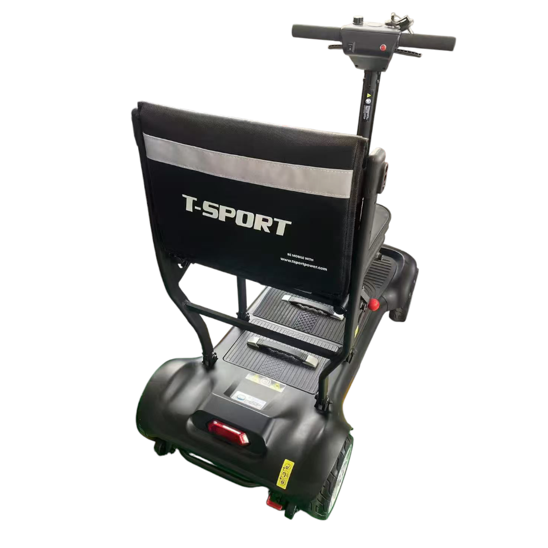 YL-985 Folding Mobility Scooter Great for Boot, Travel, Removeable Li-ion Battery 12 mile range