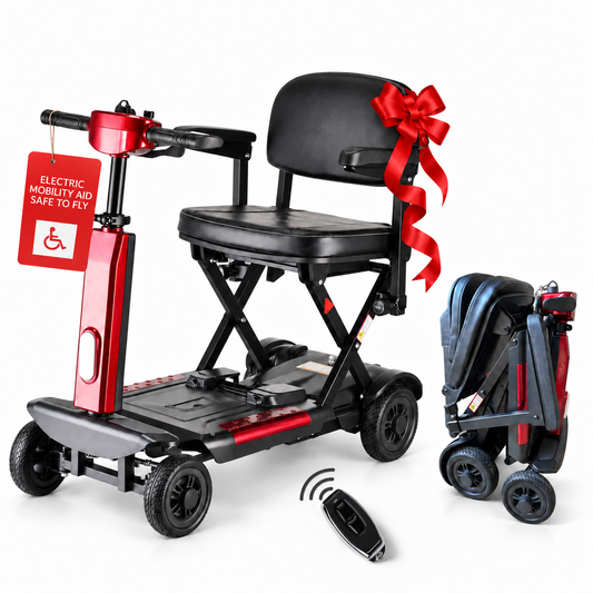 X5 Auto Folding Mobility Scooter With Removable Battery 24kg, 12 Mile Range